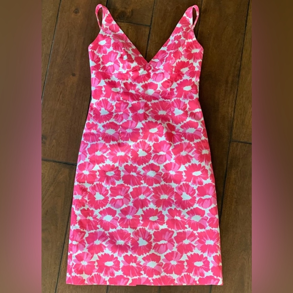 An Original Molly of New York Floral Pink Sleeveless Dress